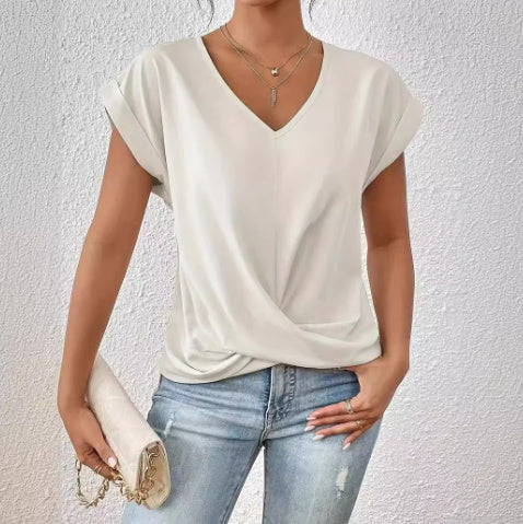 Fashion Short-sleeve T-shirt Summer Top For Women