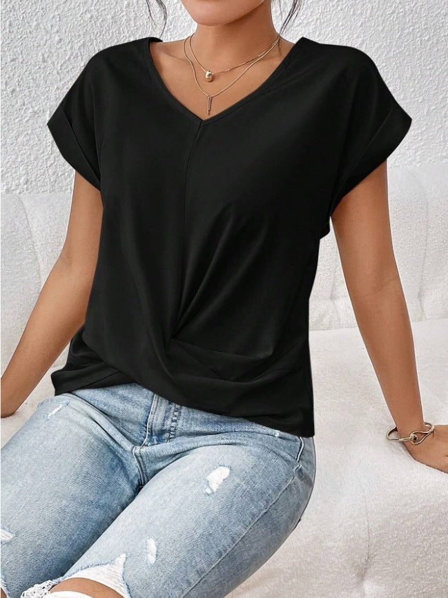Fashion Short-sleeve T-shirt Summer Top For Women