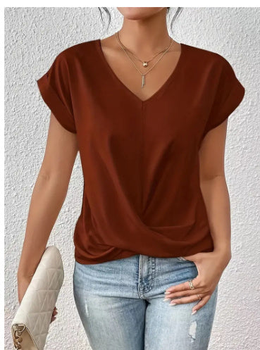 Fashion Short-sleeve T-shirt Summer Top For Women