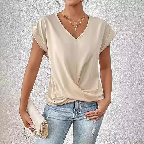 Fashion Short-sleeve T-shirt Summer Top For Women