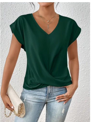 Fashion Short-sleeve T-shirt Summer Top For Women