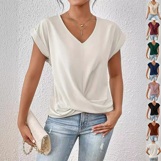 Fashion Short-sleeve T-shirt Summer Top For Women